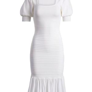 White dress Eva Mendes Collection